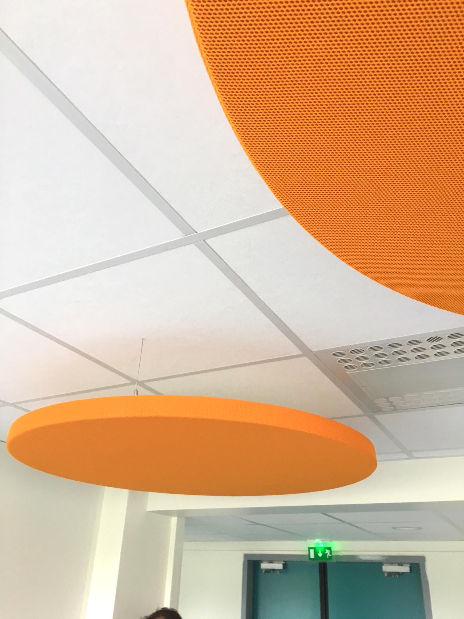 corrections acoustiques ilots horizontaux Digitex Tempo Circle EDF Nantes horizontales